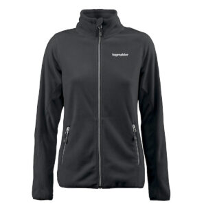 FAG-NY LOGO Twohand microfleecejakke DAME, svart