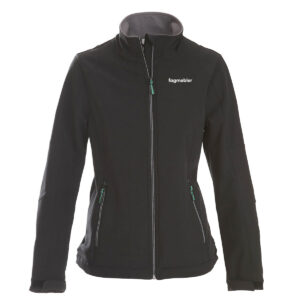FAG-NY LOGO Trial softshell, frg 900 svart, dame