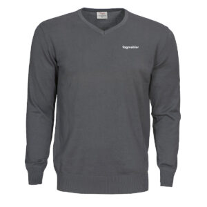 FAG-NY LOGO Gensar Forehand v-neck, frg 935 GRÅ, herre