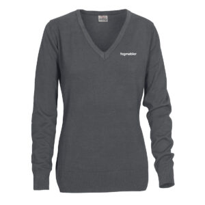 FAG-NY LOGO Gensar Forehand v-neck, frg 935 GRÅ, dame