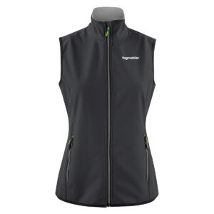 FAG-NY LOGO Trial softshellvest dame, frg svart 900